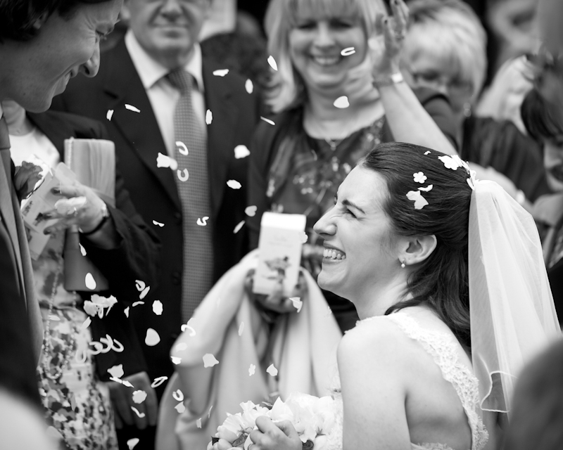 reportage style black and white wedding photography